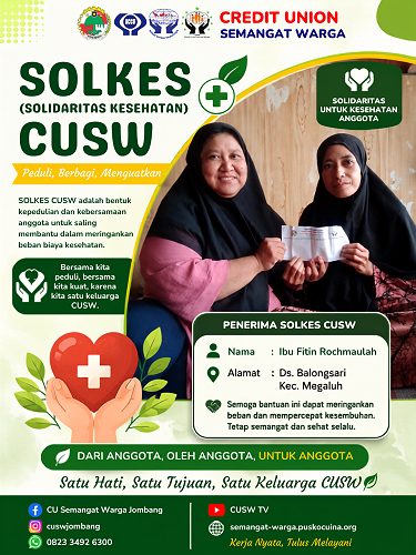 Bantuan SOLKES kepada Bu Fitin Rochmaulah (Balongsari, Megaluh)