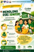 Nilai Semangat Keanggotaan CU : 1. Menolong Diri Sendiri