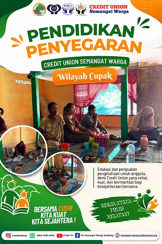 PENDIDIKAN PENYEGARAN CUSW WILAYAH CUPAK