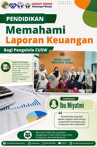 Pendidikan Memahami Laporan Keuangan Bagi Pengelola CUSW