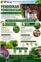Pendidikan Pemberdayaan: Menanam Sayur Rumahan dan Membuat Insektisida Alami