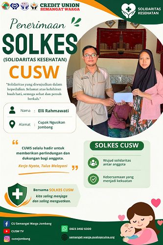 Penerimaan SOLKES CUSW: Wujud Solidaritas untuk Anggota