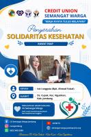 Penyerahan Solidaritas Kesehatan Rawat Inap kepada Keluarga Anggota CU Semangat Warga