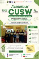 Sosialisasi Credit Union Semangat Warga (CUSW) Bersama Wali Murid RA Al Hidayah Peterongan