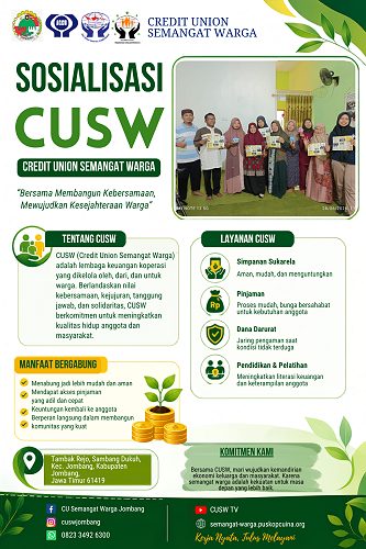 Sosialisasi Credit Union Semangat Warga (CUSW)