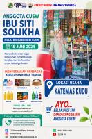 USAHA ANGGOTA CU SEMANGAT WARGA : Ibu Siti Solikha - Katemas Kudu