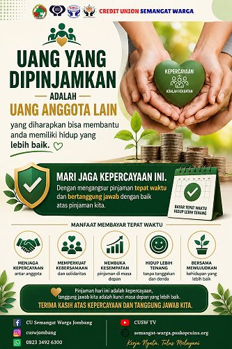 Uang yang Dipinjamkan adalah Uang Anggota Lain