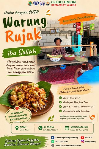 Warung Rujak Ibu Suliah, Cita Rasa Khas Jawa Timur yang Menggugah Selera